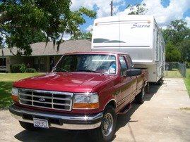 Copy of F250 & trailer in our driveway 001.jpg