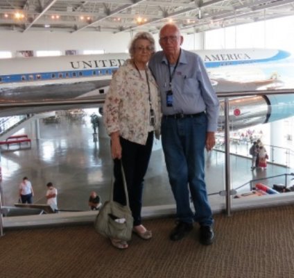 7-20-14 Bill & Sandra Rowan Reagan Library.JPG