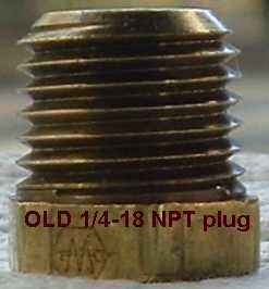 Onan 4KY SPEC K Oil Drain Plug OLD1.JPG