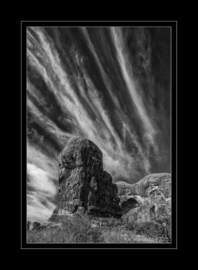 Arches National Park 9-05 323-B&W-framed-signed (Medium).jpg