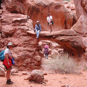 Fiery Furnace rest stop.