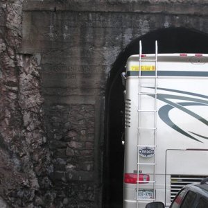 Squeeze through tunnel