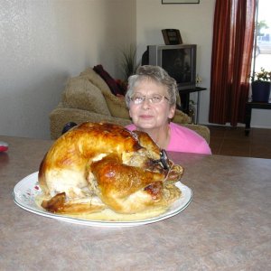 Pam Van Luchene & Tom Turkey