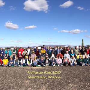 2010 RV orum Quartzsite rally