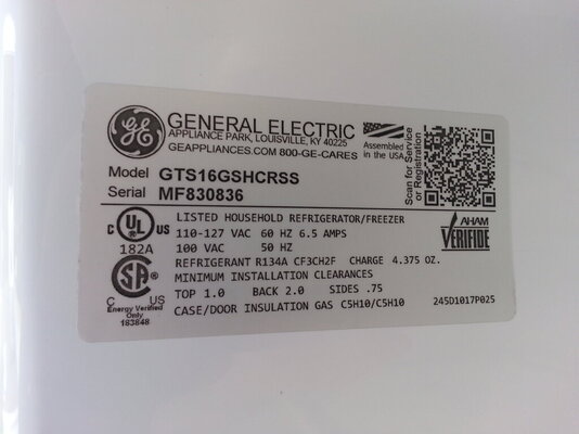 GE Refrigerator Model #GTS16GSHCRSS (For RV).jpg
