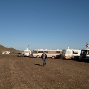 Quartzsite campsite