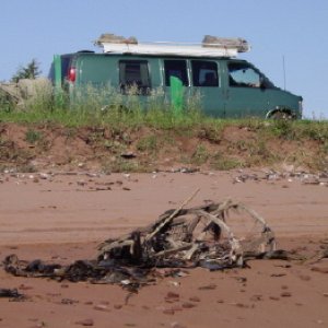 Beach along Route